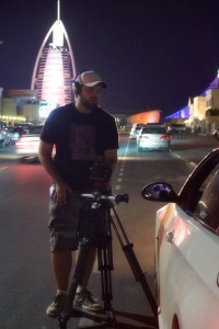 Pivotal scene in front of the Burj Al Arab