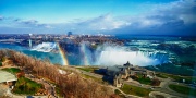 The Double Rainbow as seen from our suites.